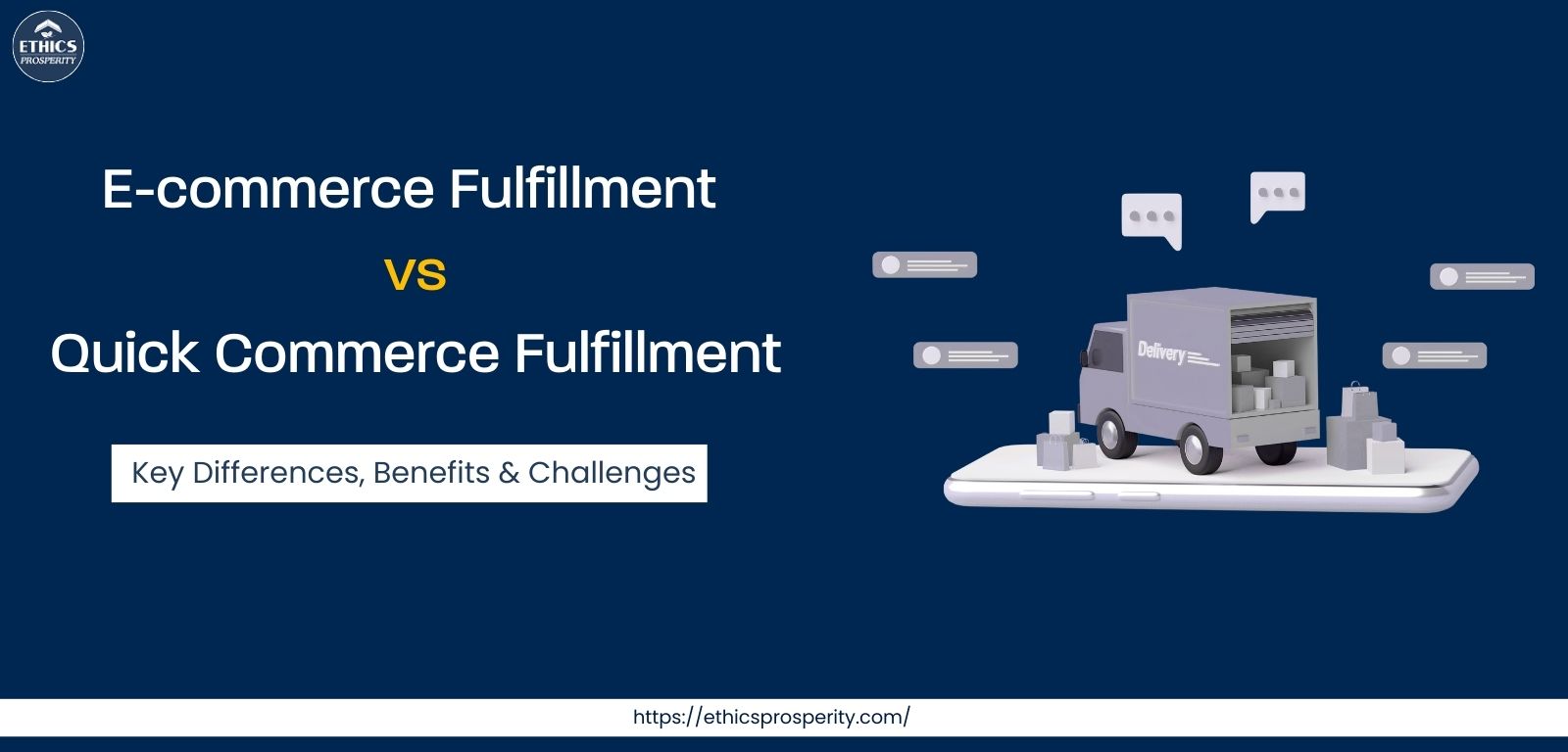 E-commerce fulfillment vs quick commerce fulfillment comparison showing key differences, benefits, and challenges in modern supply chain management